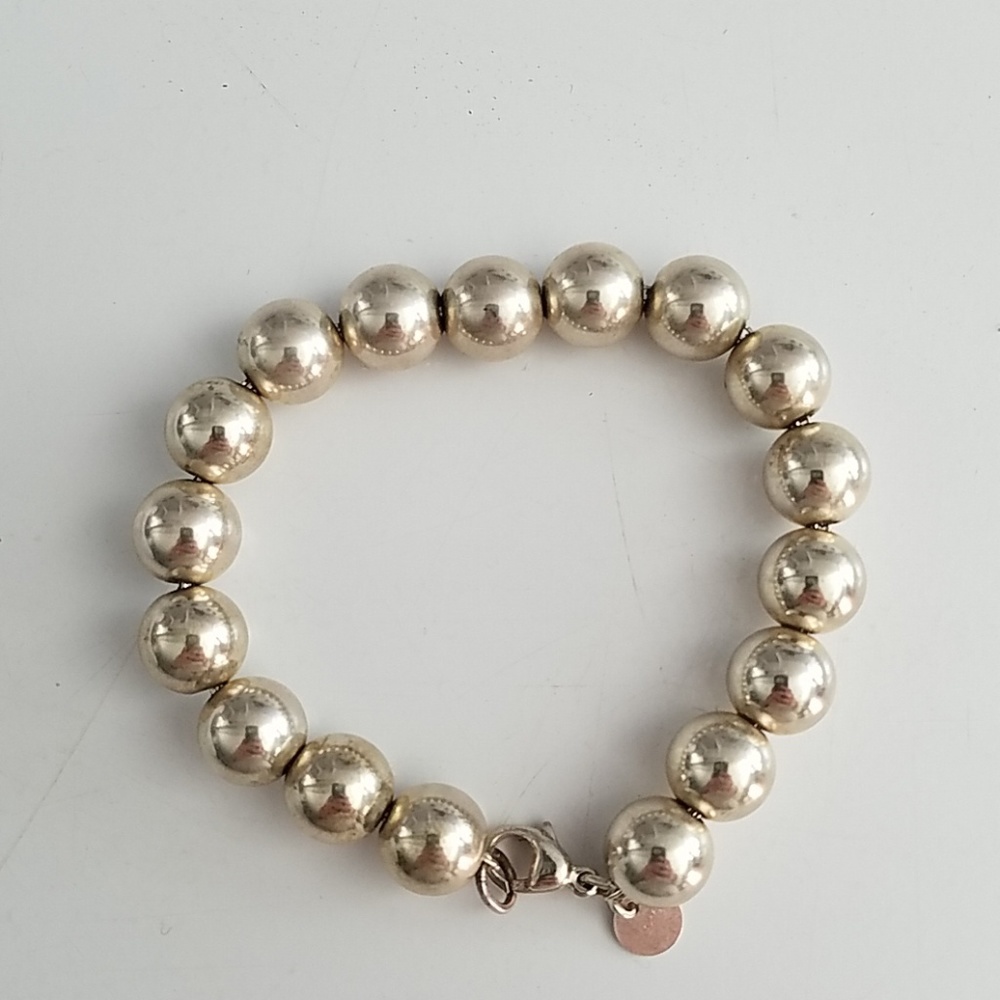 Tiffany Silver Ball Bracelet